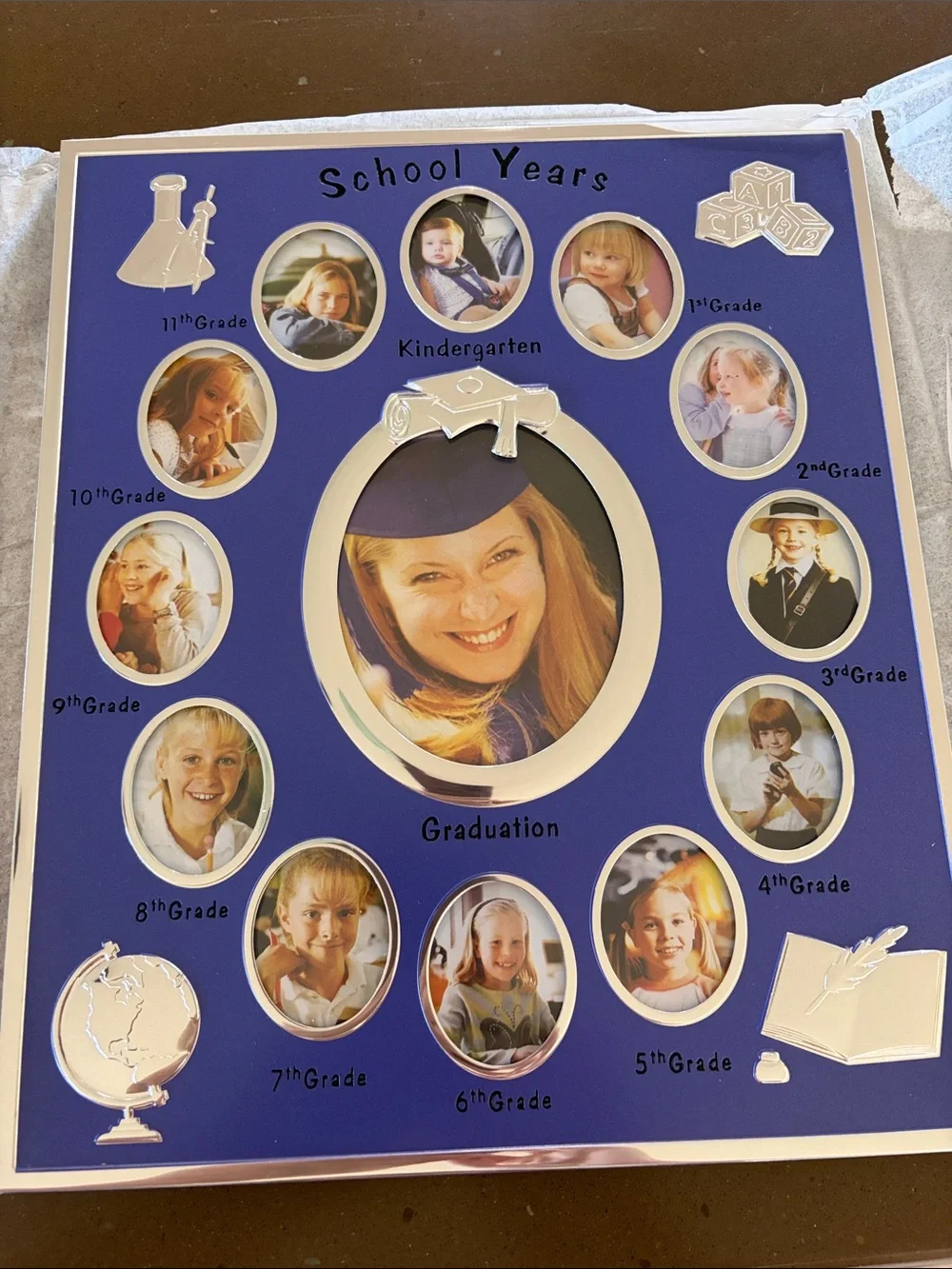 Graduation School Years Photo Collage Frame